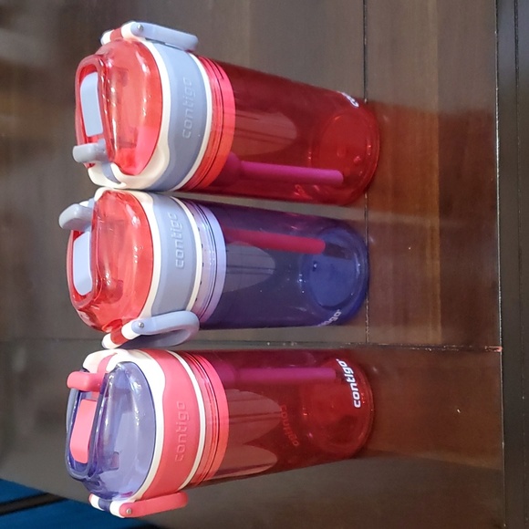 Contigo Pink, and Purple Snack, Water Bottles (A-1) - Picture 2 of 5
